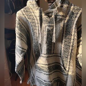 Classic Mexican Baja Hoodie Sweater Pullover